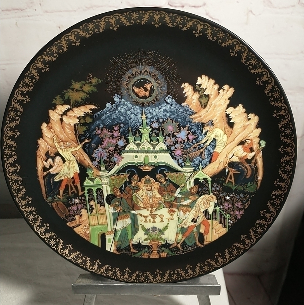 Collector Plate Russian Legend Series Fairy Tales 1989 Bradex No. 60-V25-1.5